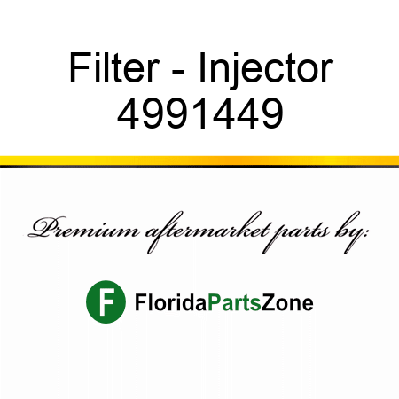 Filter - Injector 4991449