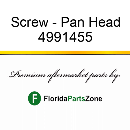Screw - Pan Head 4991455