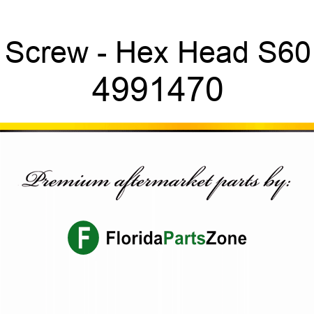 Screw - Hex Head S60 4991470