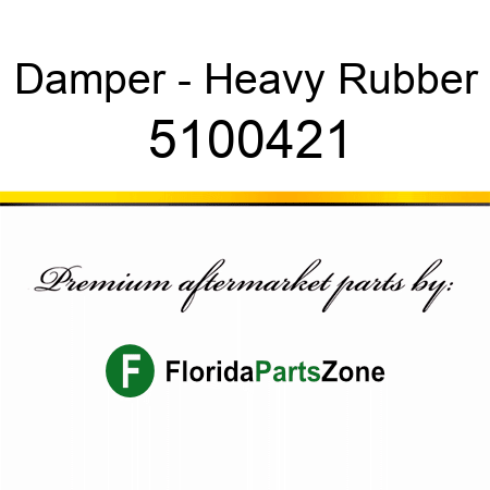 Damper - Heavy Rubber 5100421