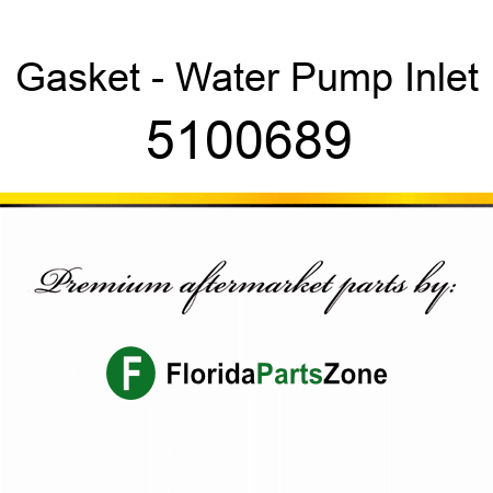 Gasket - Water Pump Inlet 5100689