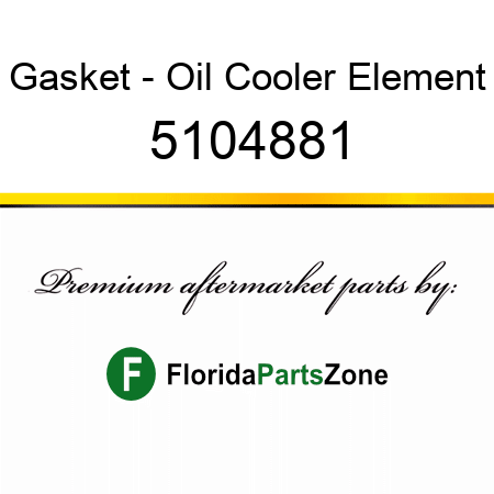 Gasket - Oil Cooler Element 5104881