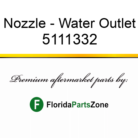 Nozzle - Water Outlet 5111332