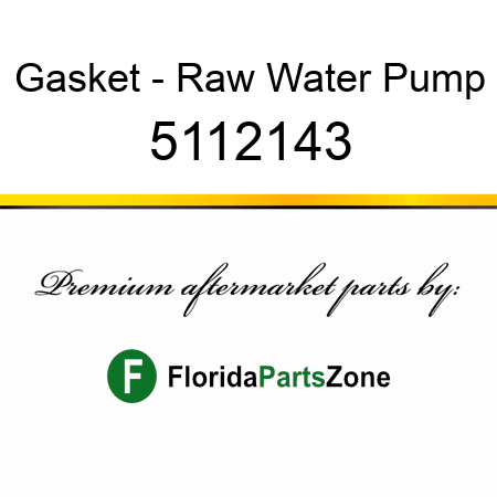 Gasket - Raw Water Pump 5112143
