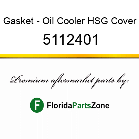 Gasket - Oil Cooler HSG Cover 5112401