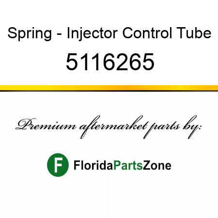 Spring - Injector Control Tube 5116265