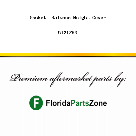 Gasket  Balance Weight Cover 5121753