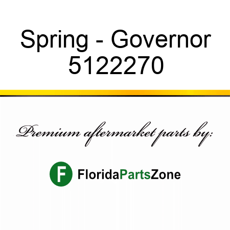 Spring - Governor 5122270