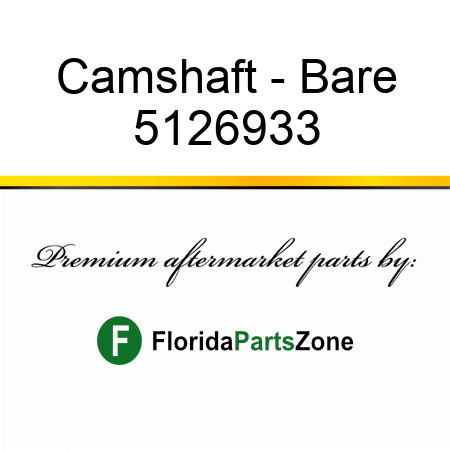 Camshaft - Bare 5126933