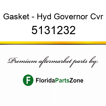 Gasket - Hyd Governor Cvr 5131232