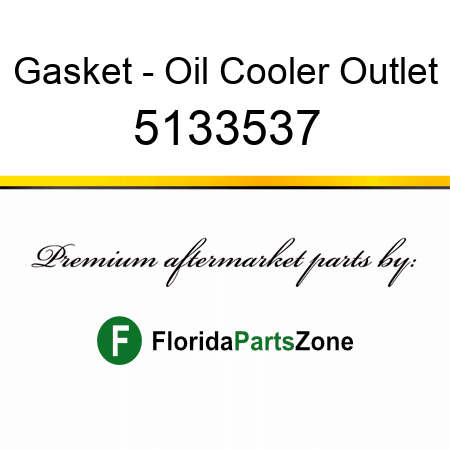 Gasket - Oil Cooler Outlet 5133537