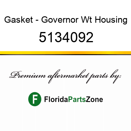 Gasket - Governor Wt Housing 5134092