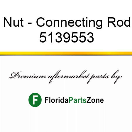 Nut - Connecting Rod 5139553