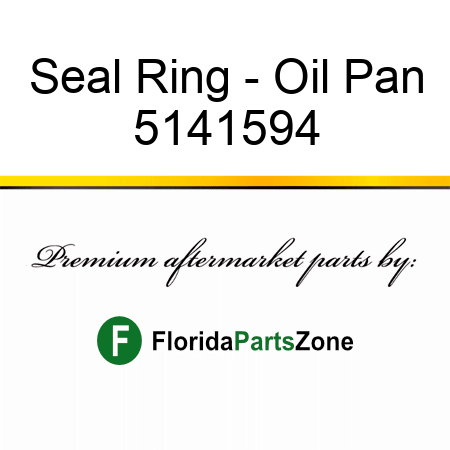 Seal Ring - Oil Pan 5141594