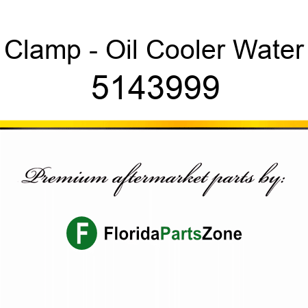 Clamp - Oil Cooler Water 5143999