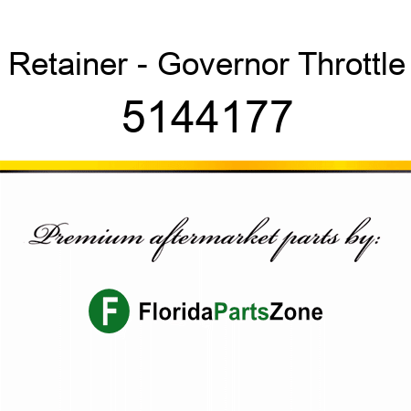 Retainer - Governor Throttle 5144177