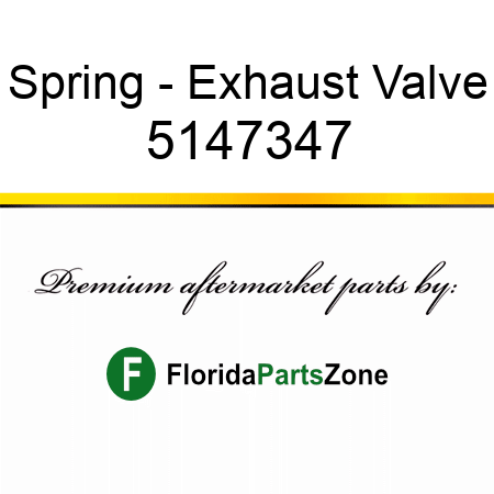 Spring - Exhaust Valve 5147347