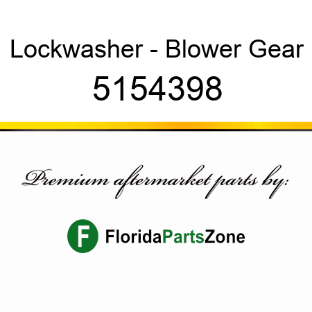 Lockwasher - Blower Gear 5154398