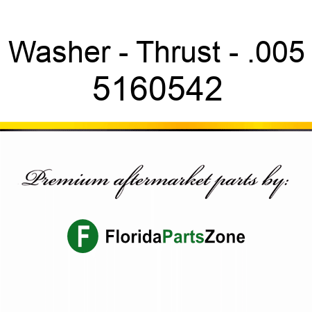 Washer - Thrust - .005 5160542
