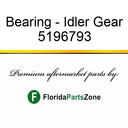 Bearing - Idler Gear 5196793