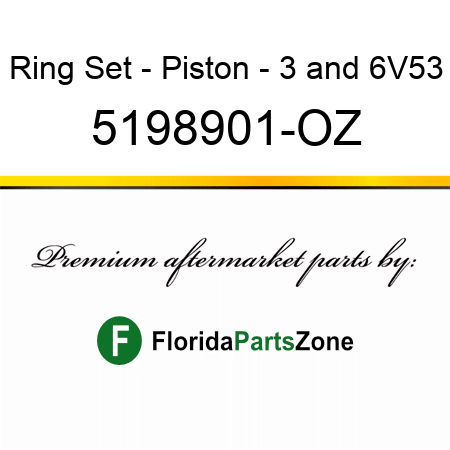 Ring Set - Piston - 3&6V53 5198901-OZ