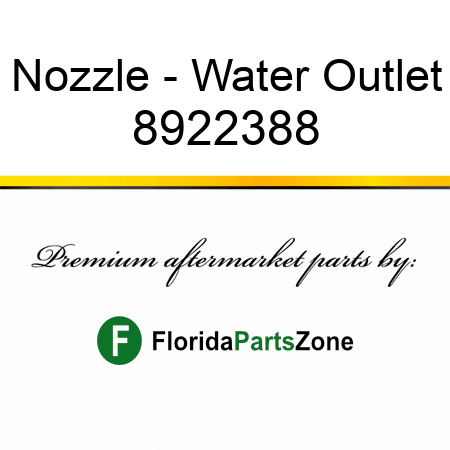 Nozzle - Water Outlet 8922388