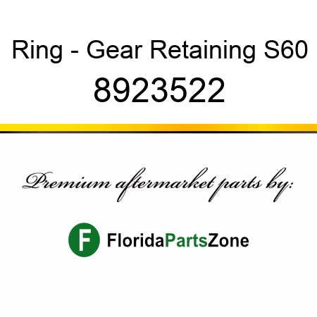 Ring - Gear Retaining S60 8923522
