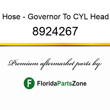 Hose - Governor To CYL Head 8924267