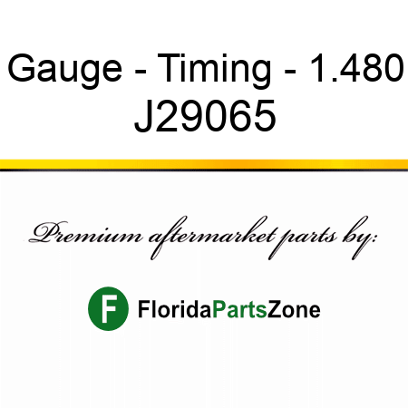Gauge - Timing - 1.480 J29065