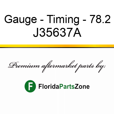 Gauge - Timing - 78.2 J35637A