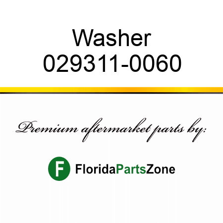 Washer 029311-0060