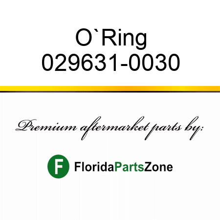 O`Ring 029631-0030
