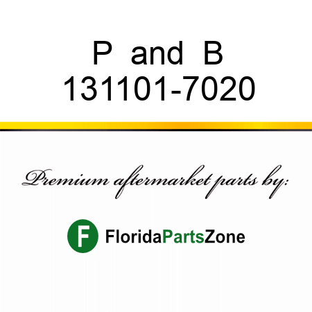 P & B 131101-7020