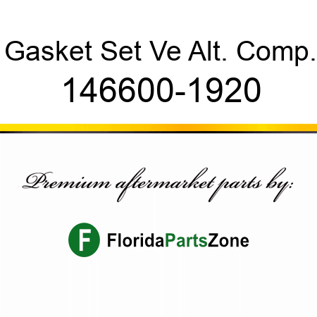 Gasket Set Ve Alt. Comp. 146600-1920