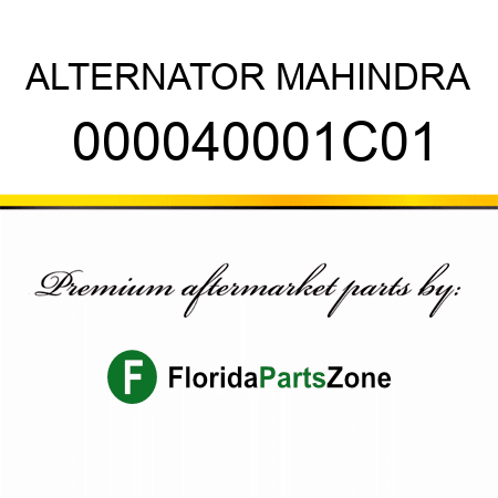 ALTERNATOR MAHINDRA 000040001C01