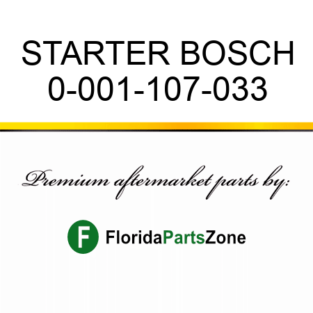 STARTER BOSCH 0-001-107-033