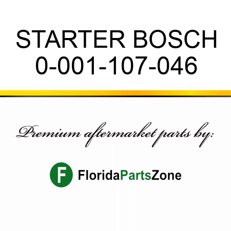 STARTER BOSCH 0-001-107-046