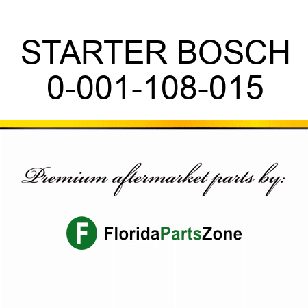 STARTER BOSCH 0-001-108-015