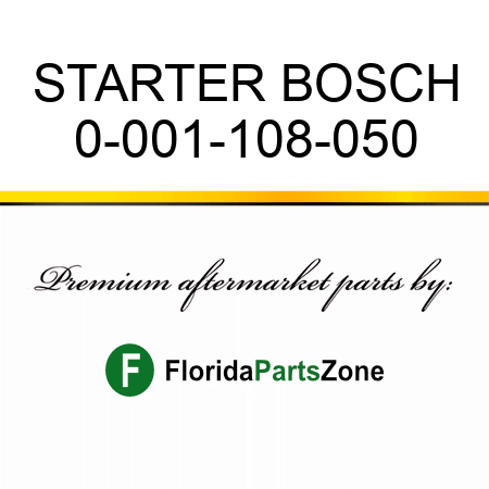 STARTER BOSCH 0-001-108-050