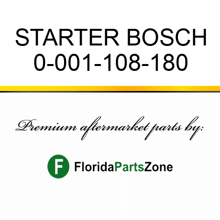 STARTER BOSCH 0-001-108-180