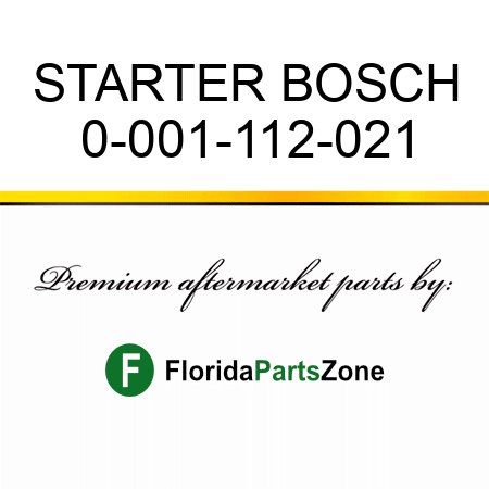 STARTER BOSCH 0-001-112-021