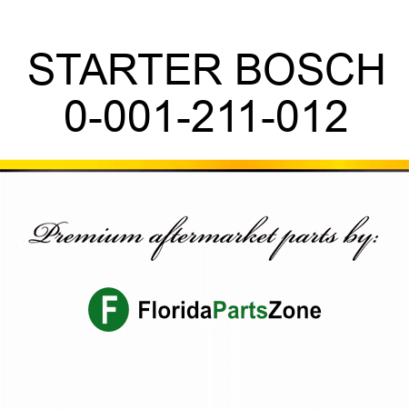 STARTER BOSCH 0-001-211-012