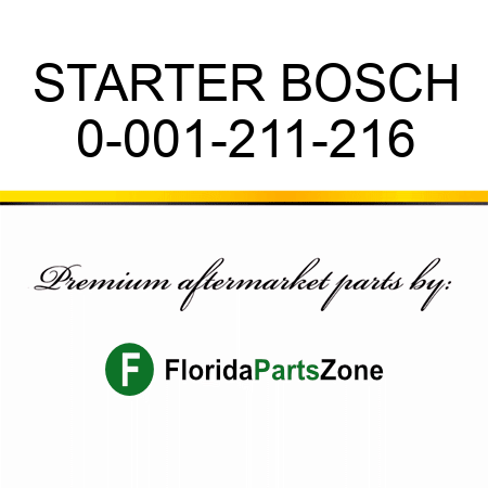 STARTER BOSCH 0-001-211-216