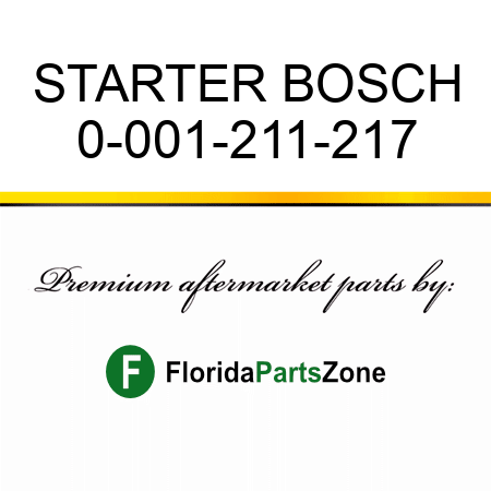 STARTER BOSCH 0-001-211-217