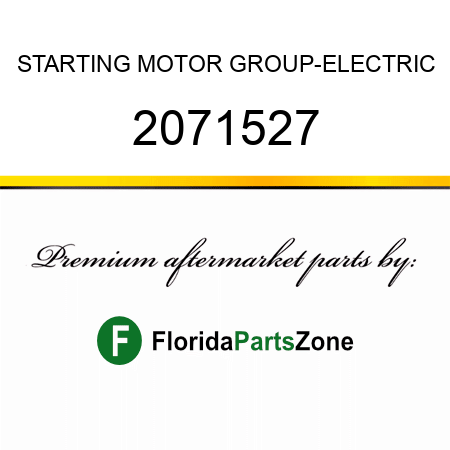 STARTING MOTOR GROUP-ELECTRIC 2071527