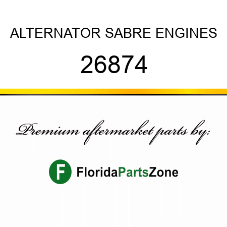 ALTERNATOR SABRE ENGINES 26874