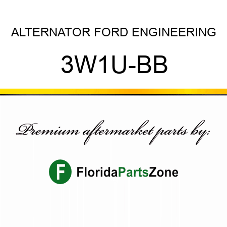 ALTERNATOR FORD ENGINEERING 3W1U-BB
