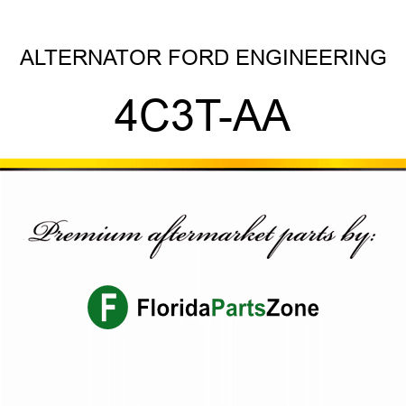 ALTERNATOR FORD ENGINEERING 4C3T-AA