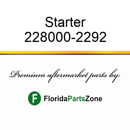 Starter 228000-2292