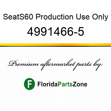 Seat,S60 Production Use Only 4991466-5
